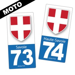 Autocollant Blason moto