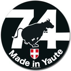 Autocollant Made in Yaute 74