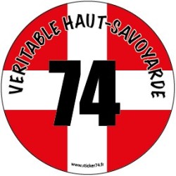 Autocollant Véritable Haut-Savoyard""