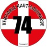 Autocollant Véritable Haut-Savoyard""