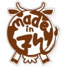 Autocollant vache Made in 74