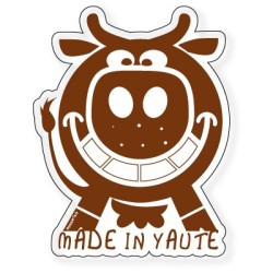Autocollant vache Made in 74