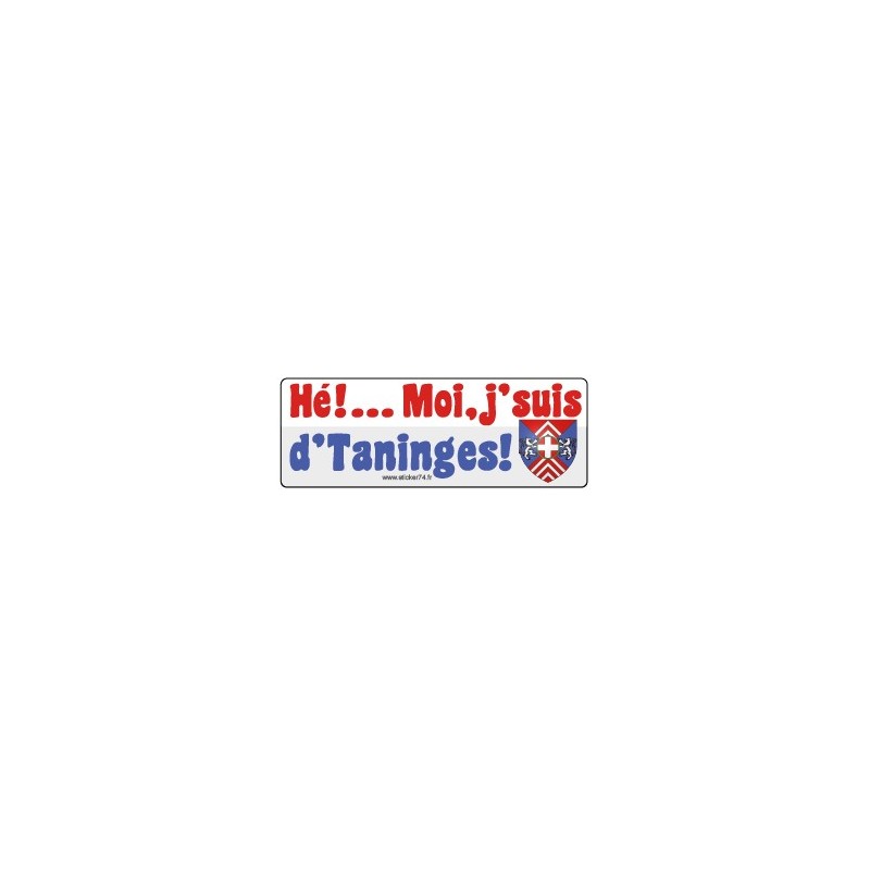 Autocollant dicton jacquemard