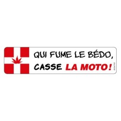 Autocollant dicton motard savoyard