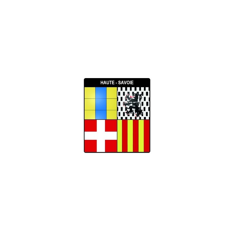 Autocollant Provinces Pays de Savoie
