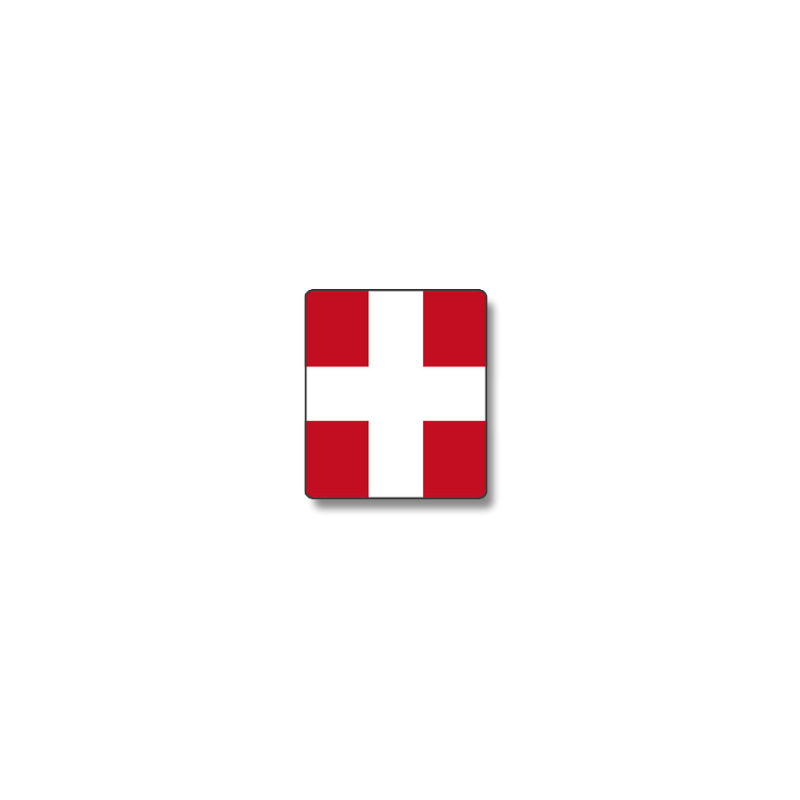 Croix de Savoie (sticker ou panneau)