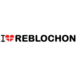Autocollant I Love Reblochon